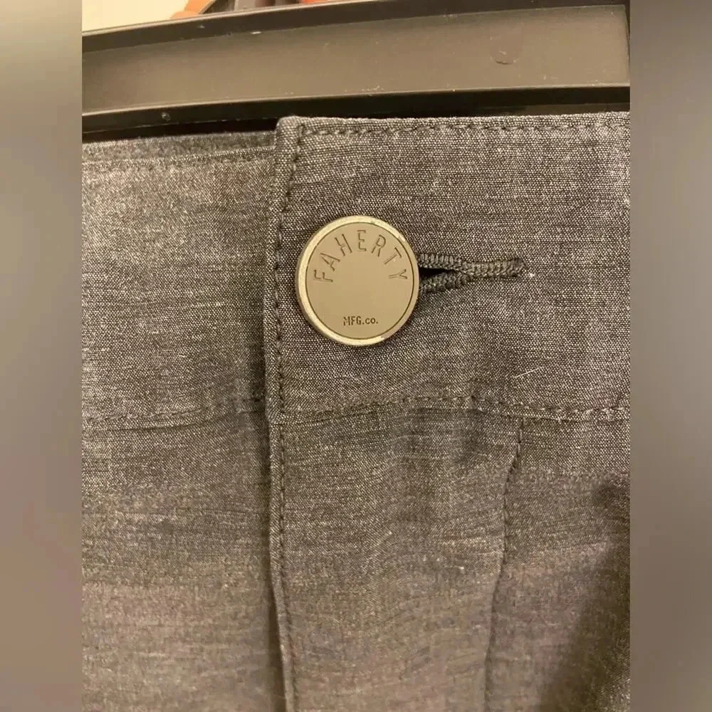 Faherty All Day Shorts Gray Size 33